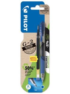   Zseléstoll, 0,32 mm, nyomógombos, PILOT "G-2", kék + betét (PG2ZSKB)