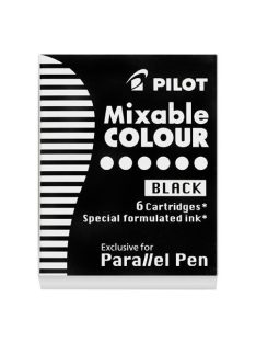   Töltőtoll patron, PILOT "Parallel Pen", fekete (PICPS6B)