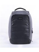 Hátizsák, notebook tartóval, lopásgátló kialakítás, PULSE "Maze", szürke (PLS121535U)