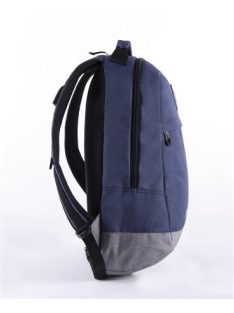   Hátizsák, notebook tartóval, PULSE, "Bicolor", kék-szürke (PLS121563F)