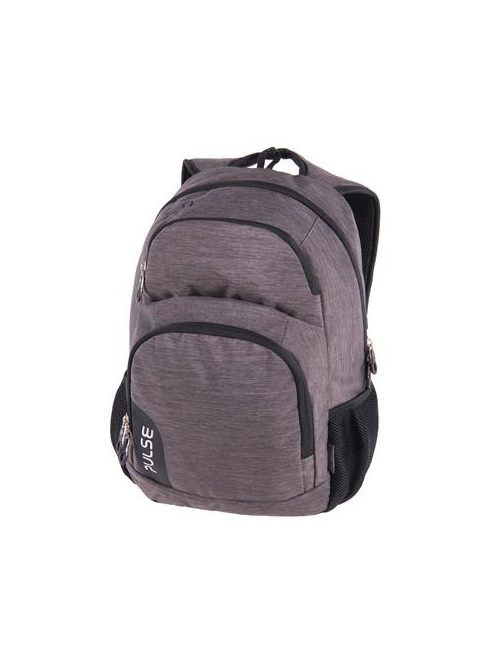 Hátizsák, notebook tartóval, PULSE "Element", szürke (PLS122063F)