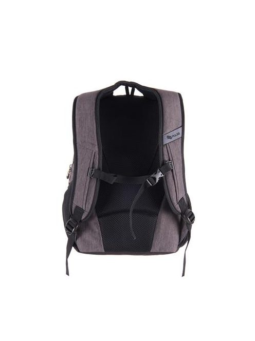 Hátizsák, notebook tartóval, PULSE "Element", szürke (PLS122063F)