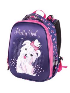   Hátizsák, anatómiai, PULSE "Anatomic Cube Pretty Girl", lila-rózsaszín (PLS122151L)