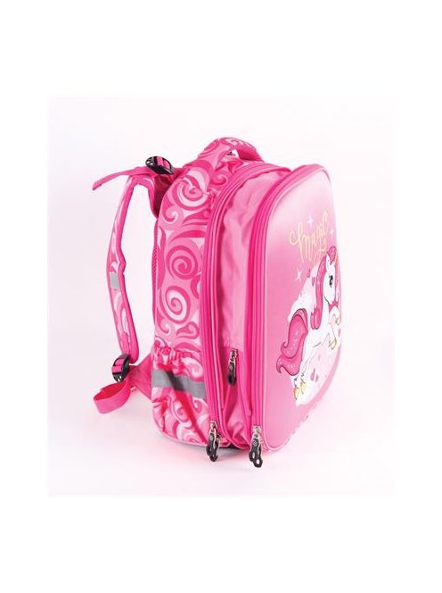 Hátizsák, anatómiai, PULSE "Anatomic Cube Pink Magic", rózsaszín (PLS122152L)