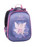 Hátizsák, anatómiai, PULSE "Anatomic Cube Fairy Princess", szürke-rózsaszín (PLS122154L)