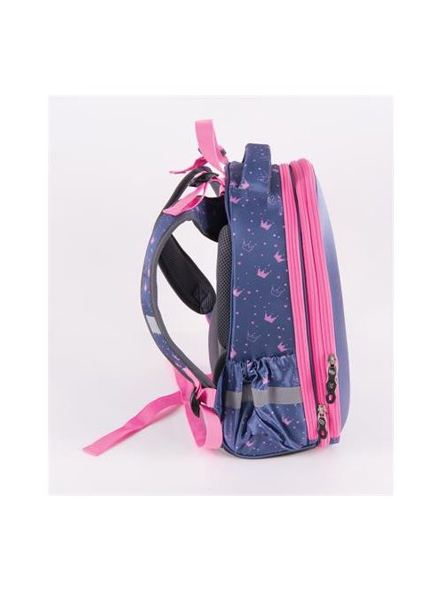 Hátizsák, anatómiai, PULSE "Anatomic Cube Fairy Princess", szürke-rózsaszín (PLS122154L)