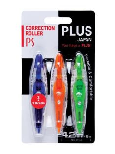   Hibajavító roller, 4,2mm x 6m, PLUS "PS", 3 különböző szín (PLUS43571)