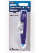 Hibajavító roller, 4,2mm x 6m, PLUS "MR", kék (PLUS49183)