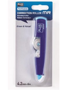   Hibajavító roller, 4,2mm x 6m, PLUS "MR", kék (PLUS49183)