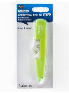 Hibajavító roller, 4,2mm x 6m, PLUS "MR", zöld (PLUS49187)