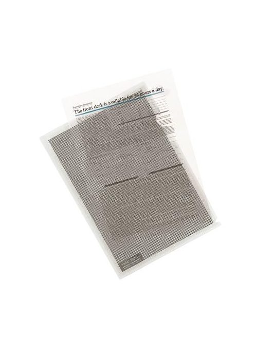 Genotherm, "L" , adatvédelmi, A4, PP, PLUS, fehér (PLUS89891)