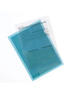   Genotherm, "L" , adatvédelmi, A4, PP, PLUS, kék (PLUS89892)