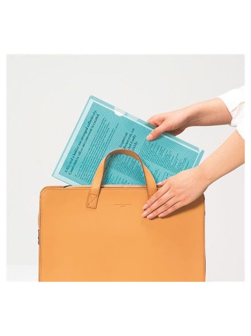 Genotherm, "L" , adatvédelmi, A4, PP, PLUS, kék (PLUS89892)