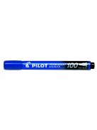 Alkoholos marker, 1 mm, kúpos, PILOT "Permanent Marker 100", kék (PPM100K)
