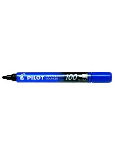   Alkoholos marker, 1 mm, kúpos, PILOT "Permanent Marker 100", kék (PPM100K)