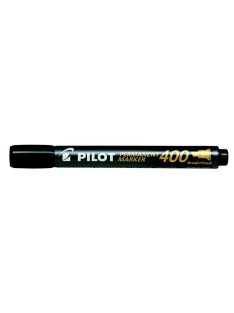   Alkoholos marker, 1,5-4 mm, vágott, PILOT "Permanent Marker 400", fekete (PPM400FK)