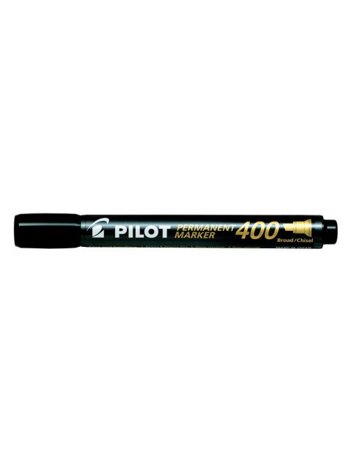 Alkoholos marker, 1,5-4 mm, vágott, PILOT "Permanent Marker 400", fekete (PPM400FK)