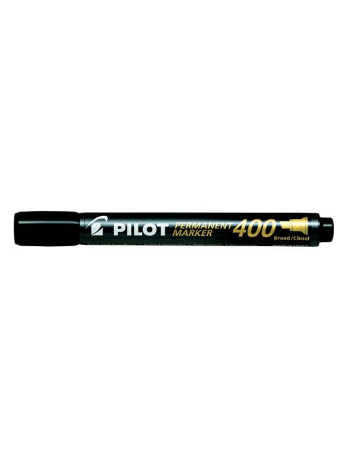 Alkoholos marker, 1,5-4 mm, vágott, PILOT "Permanent Marker 400", fekete (PPM400FK)