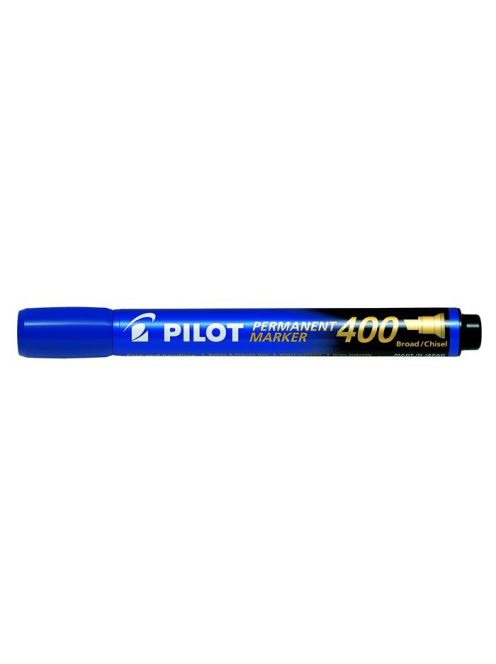 Alkoholos marker, 1,5-4 mm, vágott, PILOT "Permanent Marker 400", kék (PPM400K)