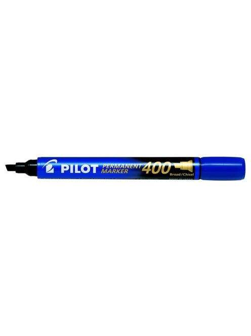 Alkoholos marker, 1,5-4 mm, vágott, PILOT "Permanent Marker 400", kék (PPM400K)