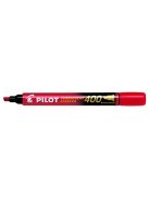 Alkoholos marker, 1,5-4 mm, vágott, PILOT "Permanent Marker 400", piros (PPM400P)