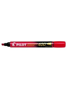   Alkoholos marker, 1,5-4 mm, vágott, PILOT "Permanent Marker 400", piros (PPM400P)