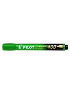   Alkoholos marker, 1,5-4 mm, vágott, PILOT "Permanent Marker 400", zöld (PPM400Z)