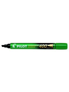   Alkoholos marker, 1,5-4 mm, vágott, PILOT "Permanent Marker 400", zöld (PPM400Z)