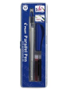   Töltőtoll, 0,5-6 mm, kék kupak, PILOT "Parallel Pen" (PPP60)