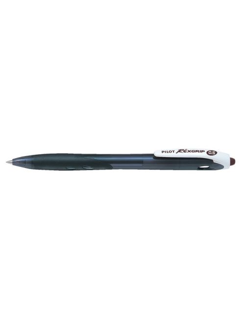 Golyóstoll, 0,21 mm, nyomógombos, PILOT "Rexgrip EF", fekete (PRGEFFK)