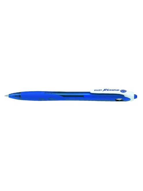 Golyóstoll, 0,27 mm, nyomógombos, PILOT "Rexgrip", kék (PRGK)