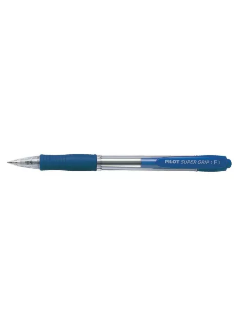 Golyóstoll, 0,22 mm, nyomógombos, PILOT "Super Grip", kék (PSGGK)