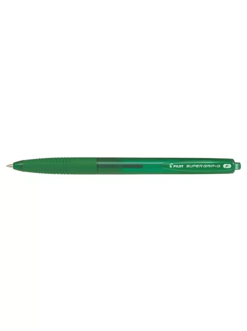 Golyóstoll, 0,22 mm, nyomógombos, PILOT "Super Grip G", zöld (PSGGNYZ)