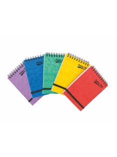   Jegyzetfüzet, 202x127 mm, vonalas, 150 lap, PUKKA PAD "Pressbooard", vegyes színek (PUP7266)