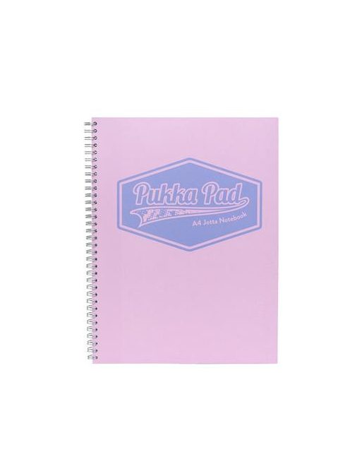 Spirálfüzet, A4, vonalas, 100 lap, PUKKA PAD "Pastel Jotta Pad", vegyes szín (PUP8628V)