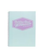 Spirálfüzet, A4, vonalas, 100 lap, PUKKA PAD "Pastel Jotta Pad", vegyes szín (PUP8628V)