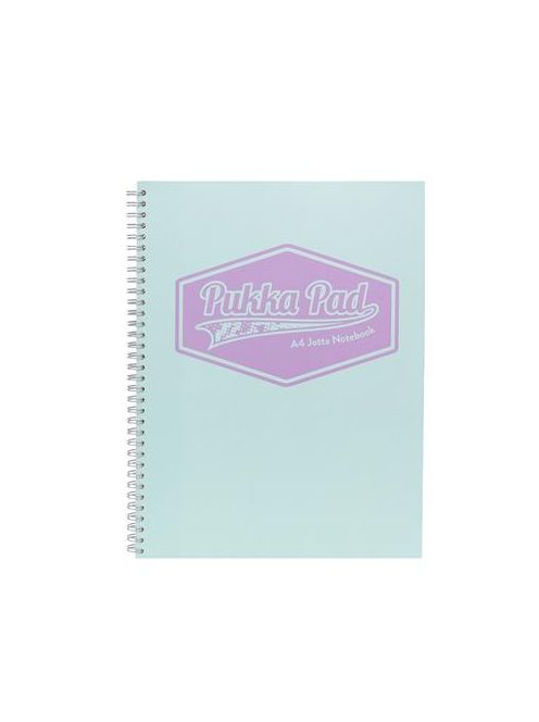 Spirálfüzet, A4, vonalas, 100 lap, PUKKA PAD "Pastel Jotta Pad", vegyes szín (PUP8628V)