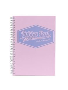   Spirálfüzet, A5, vonalas, 100 lap, PUKKA PAD "Pastel Jotta Pad", vegyes szín (PUP8629V)