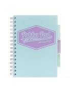 Spirálfüzet, A5, vonalas, 100 lap, PUKKA PAD "Pastel project book", vegyes szín (PUP8631V)