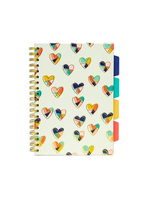 Spirálfüzet, B5, vonalas, 100 lap, PUKKA PAD "Floral Love Project Book", vegyes minta (PUP9033)