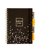 Spirálfüzet, B5, vonalas, 100 lap, PUKKA PAD "Rochelle & Jess Project Book", vegyes szín (PUP9447)