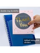 Spirálfüzet, B5, vonalas, 100 lap, PUKKA PAD "Rochelle & Jess Project Book", vegyes szín (PUP9447)