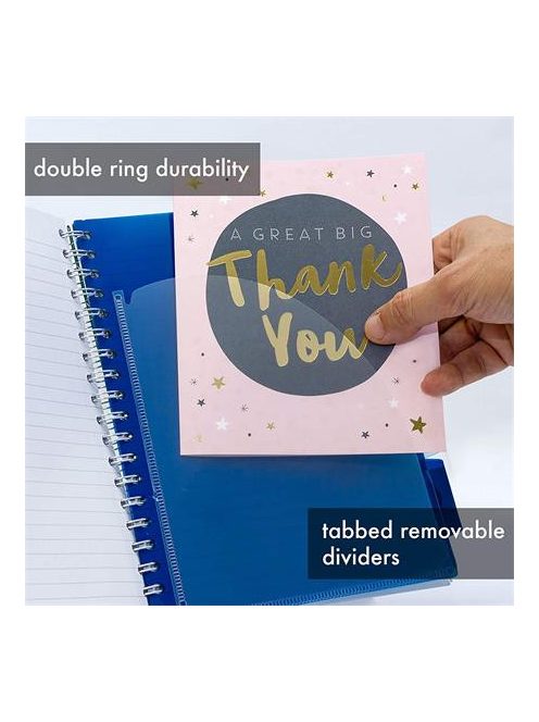 Spirálfüzet, B5, vonalas, 100 lap, PUKKA PAD "Rochelle & Jess Project Book", vegyes szín (PUP9447)