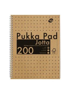   Spirálfüzet, A4, vonalas, 100 lap, PUKKA PAD "Jotta Kraft" (PUP9565)
