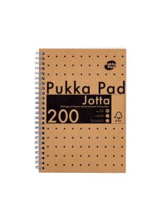   Spirálfüzet, A5, vonalas, 100 lap, PUKKA PAD "Jotta Kraft" (PUP9567)