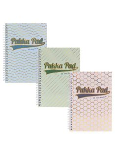   Spirálfüzet, A5, vonalas, 100 lap, PUKKA PAD "Haze Jotta", vegyes szín (PUP9868)