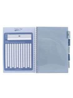   Spirálfüzet, A4, vonalas, elválasztóval, 100 lap, PUKKA PAD "Haze Project Book", vegyes szín (PUP9871)