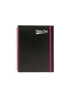   Spirálfüzet, A4+, vonalas, 100 lap, PUKKA PAD, "Neon notepad" (PUPN7662V)