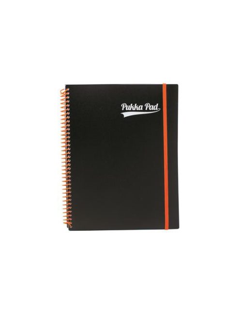 Spirálfüzet, A4+, vonalas, 100 lap, PUKKA PAD, "Neon notepad" (PUPN7662V)