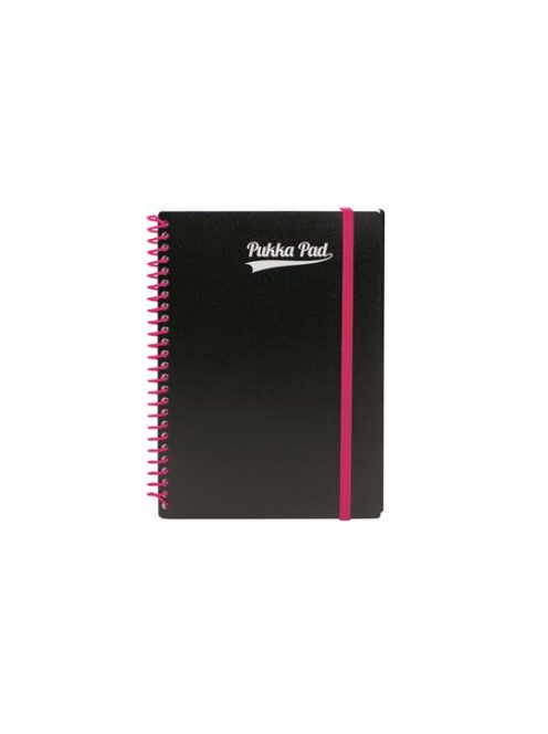 Spirálfüzet, A5, vonalas, 100 lap, PUKKA PAD, "Neon notepad" (PUPN7663V)